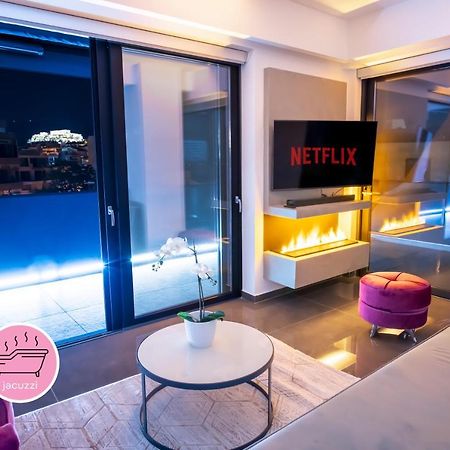 Luxury Penthouse With Acropolis View And Jacuzzi Apartment Athens Exterior photo